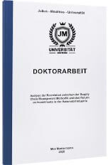 Doktorarbeit Klebebindung Tabelle