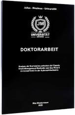 Doktorarbeit Magazinbindung Tabelle