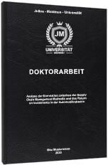 Doktorarbeit Standard Hardcover Tabelle