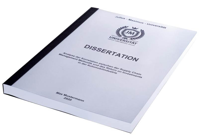Dissertation druckkosten