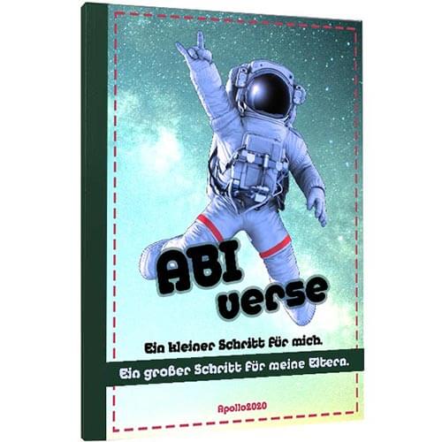 Klebebindung grün Abizeitung drucken
