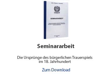 Seminararbeit Beispiel Literaturwissenschaft