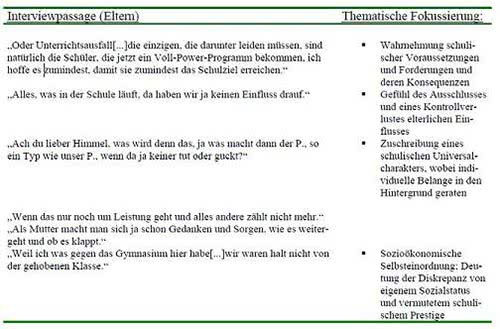 Auswertung Experteninterview