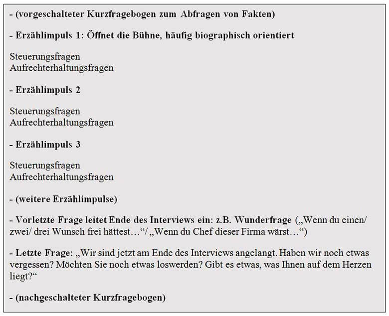 Leitfadeninterview Beispiel