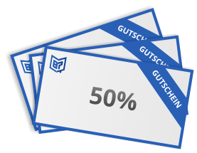 50 % Rabatt sichern