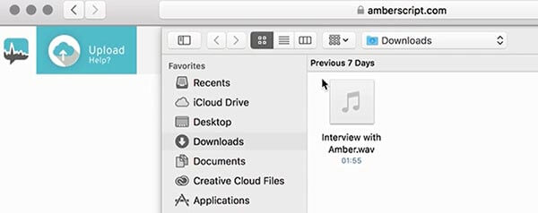 Transkription Interview Audiodatei hochladen