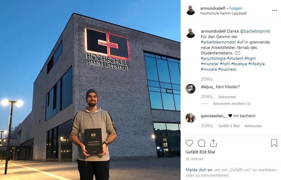 BachelorPrint Erfahrung armundodelf