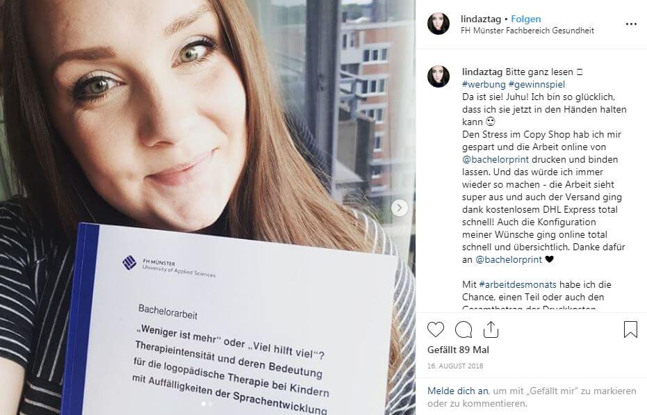 BachelorPrint Erfahrung lindaztag