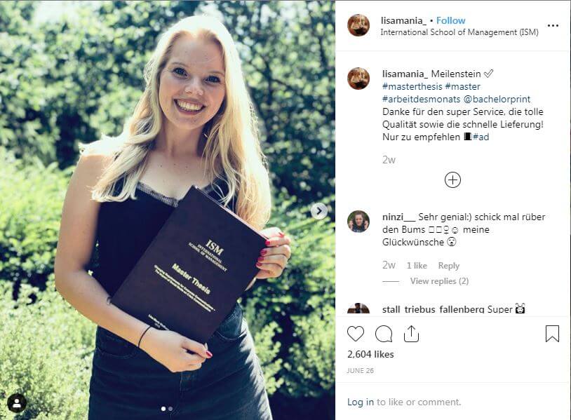 BachelorPrint Erfahrung lisamania