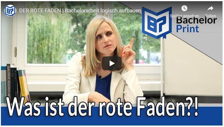 Der rote Faden Video Tutorial