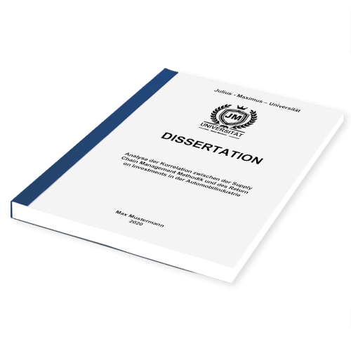 Dissertation drucken hardcover