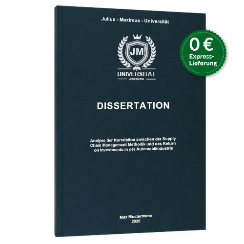 Dissertation drucken hardcover