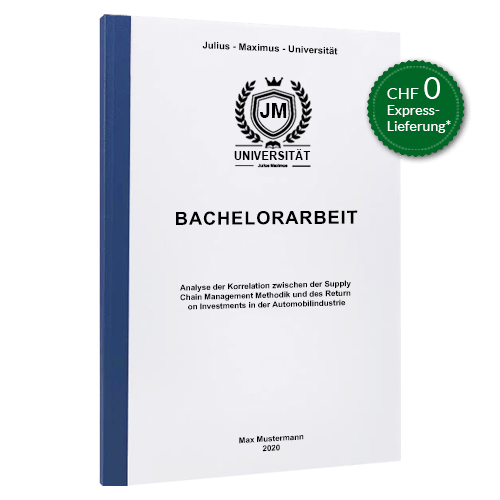 Bachelorarbeit drucken Klebebindung