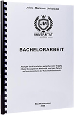 Bachelorarbeit drucken in der Spiralbindung
