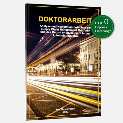 Doktorarbeit binden Magazinbindung stehend