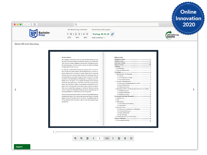 Doktorarbeit drucken Online Innovation