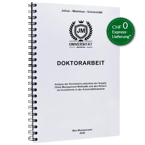 Doktorarbeit drucken Spiralbindung Metall