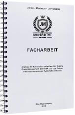 Facharbeit drucken Spiralbindung