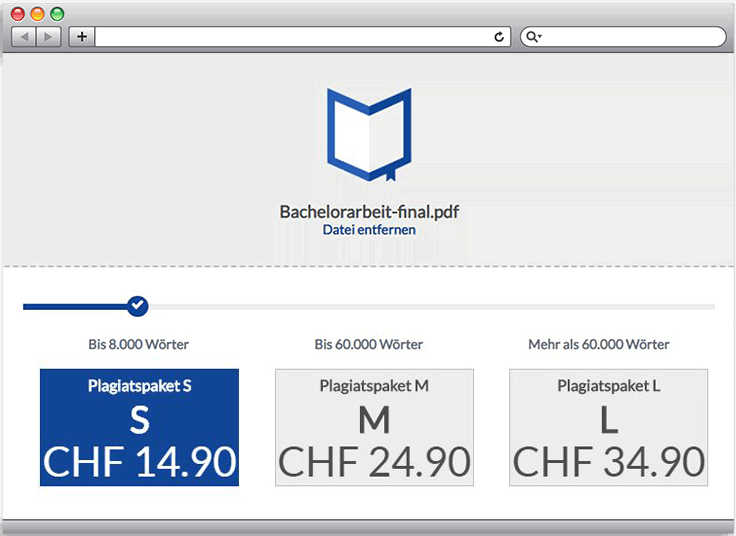 Plagiatfinder Abschlussarbeit Bachelorarbeit Masterarbeit