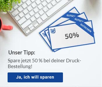 Copyshop Winterthur 50 Prozent sparen