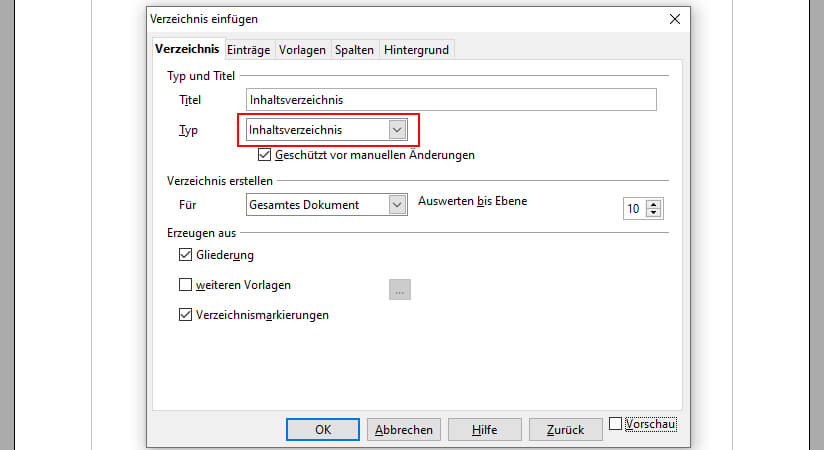 Inhaltsverzeichnis-OpenOffice-Einfügen 2
