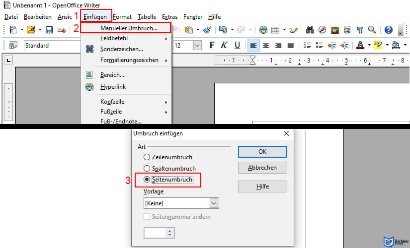 Inhaltsverzeichnis-OpenOffice-Seitenumbruch