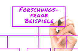 Forschungsfrage Beispiele-Definition