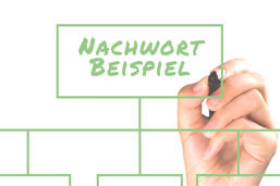 Nachwort Beispiel-Definition