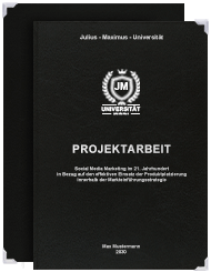 Hardcover Bindung Projektarbeit