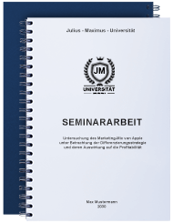 Spiralbindung Seminararbeit