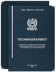 Hardcover Bindung Technikerarbeit