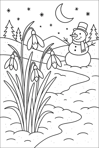 Ausmalbilder Blume Arten-2